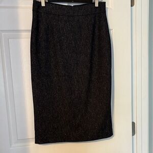 Tahari Charcoal Pencil Skirt